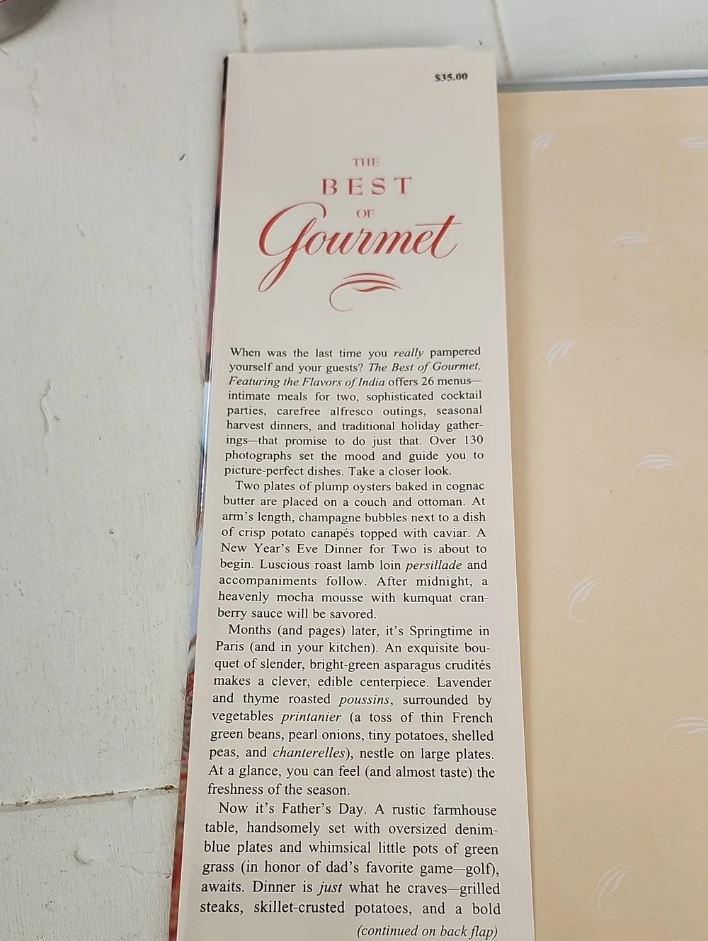 The Best Of Gourmet 1998 Flavors Of India Cookbook